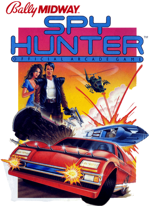 Spy Hunter box art for Atari 2600